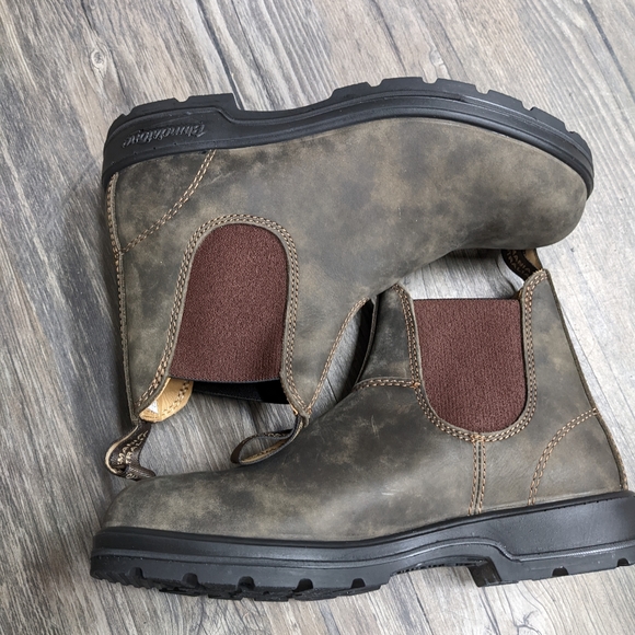 Rustic brown premium leather Chelsea boots - Picture 4 of 9